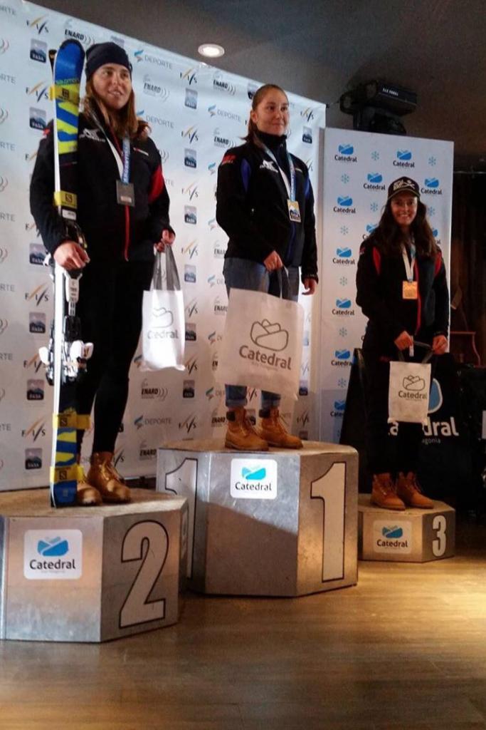 Podium 3rd place SL U21 NC at Cerro Catedral Argentina - 2017