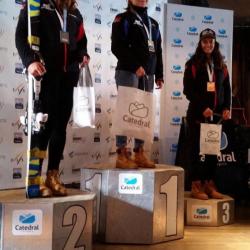 Podium 3rd place SL U21 NC at Cerro Catedral Argentina - 2017