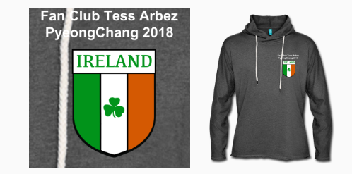 Hoodie Ireland Fan Club Tess Arbez