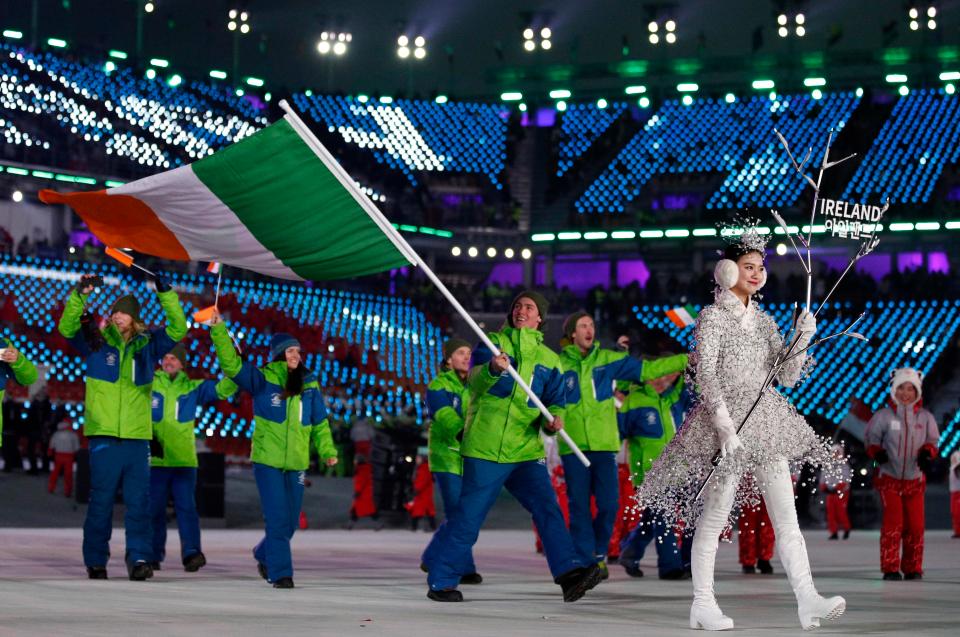 Team Ireland Olympics Opening Ceremony