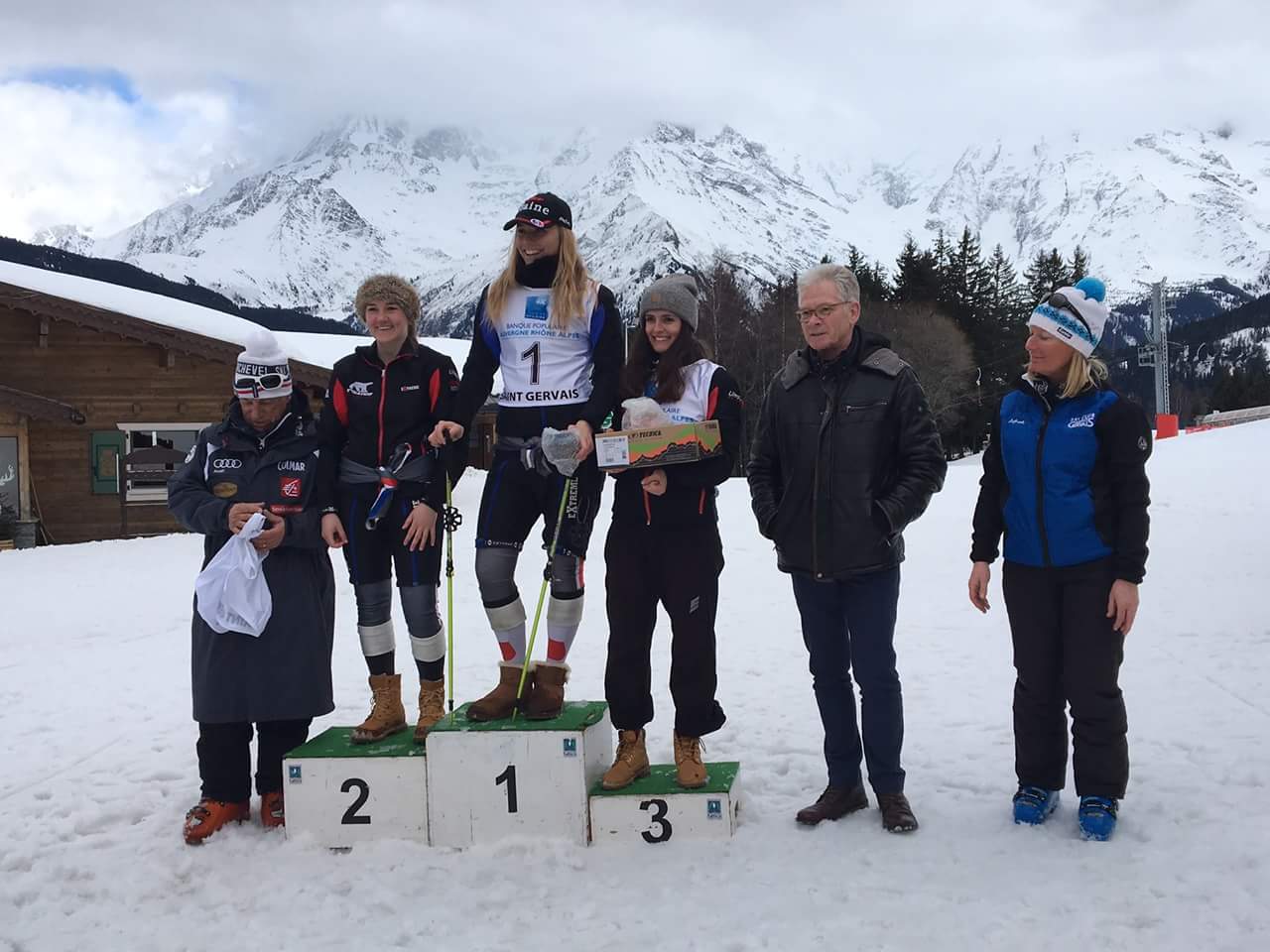 Third place in Slalom St Gervais 2018