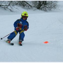 My first ... slalom... ! Lelex 4 years old