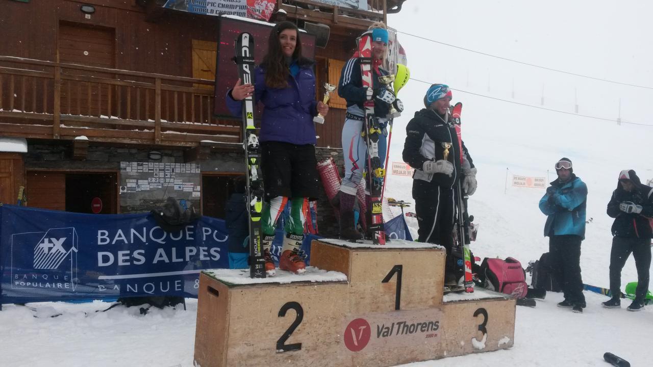 Val-Thorens - Podium in SL - FIS - April 2015