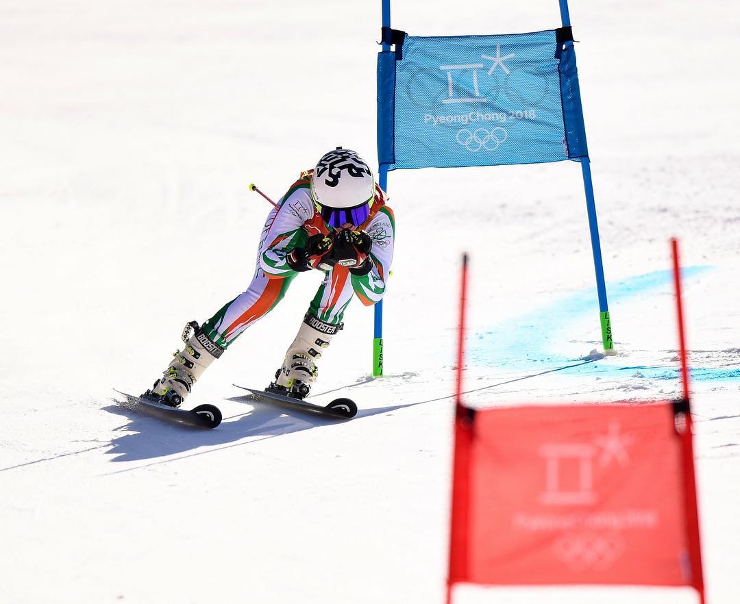 An Irish girl in Mont-Blanc